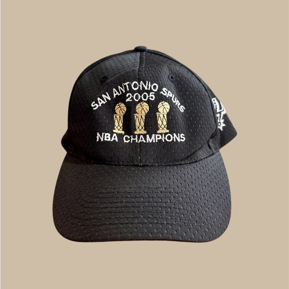 Otto San Antonio Spurs Cap 2005 NBA‎ Champions Hat Kelly Aviation Center Texas